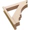 Ekena Millwork 5 1/2-in W x 26-in D x 26-in H Balboa Trad Rough Cedar Woodgrain TimberThane Outlooker, Primed Tan OUTUR055X26X26BOA04RCPR - alternate 5